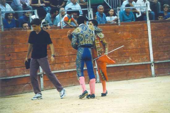 El Sobrerero, Javi Gonzlez y Curro Jimnez en la Feria de Alcal la Real. Foto: Manolo Osuna