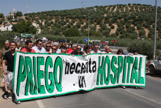El Partido Andalucista continúa con sus reivindicaciones por un hospital para Priego