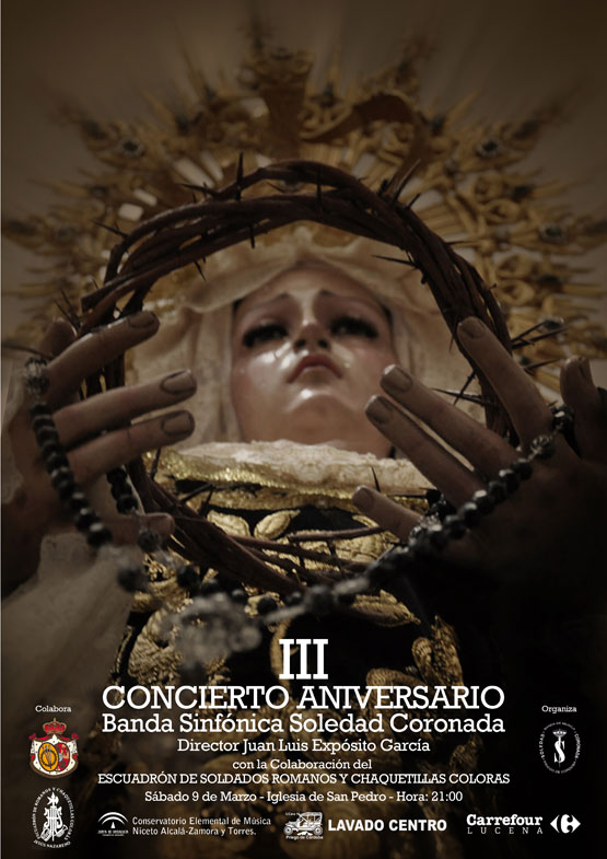 La Banda de la Soledad Coronada conmemora con un concierto su III Aniversario