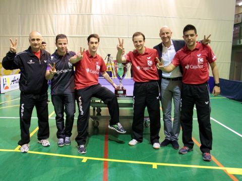 El Cajasur Priego Tenis de Mesa se proclama campeón de liga de la Superdivisión Masculina