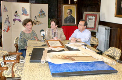 Los herederos del pintor Lozano Sidro ceden cerca de 370 piezas a su patronato