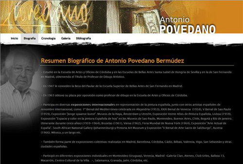 web Antonio Povedano