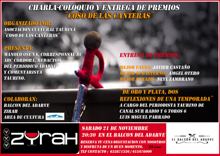 Imagen El sábado se entregarán los Premios de la Temporada Taurina de la Feria de Priego