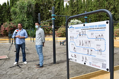 Imagen Puesta en marcha del nuevo Parque Calistenia de Priego