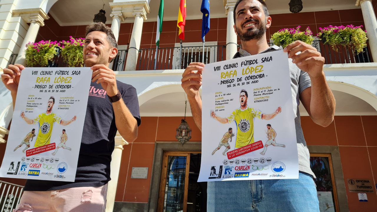Imagen La formación deportiva de máximo nivel volverá a Priego de la mano del ‘Clinic f.s. Rafa López’